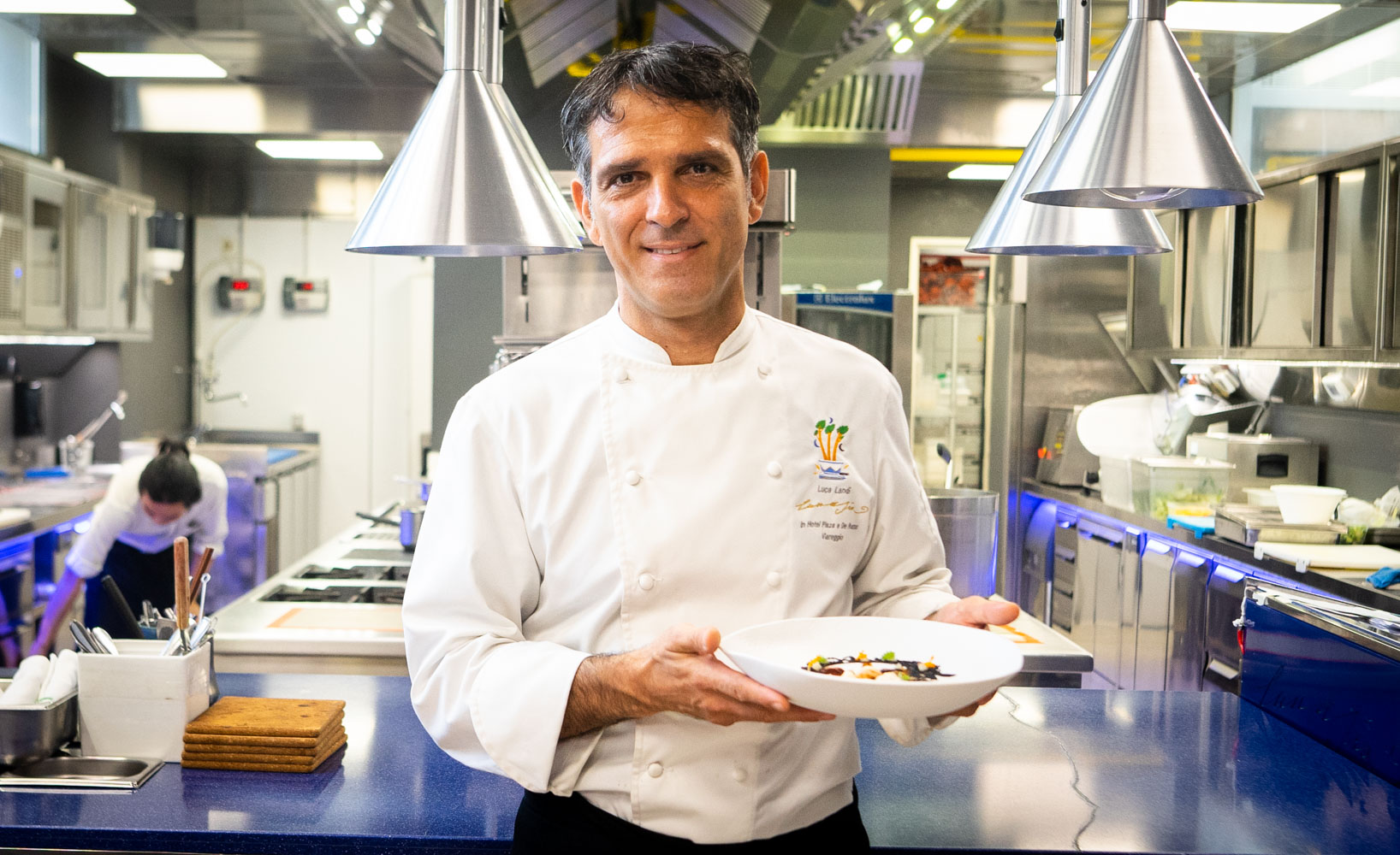 La cucina di Luca Landi al Lunasia di Viareggio
