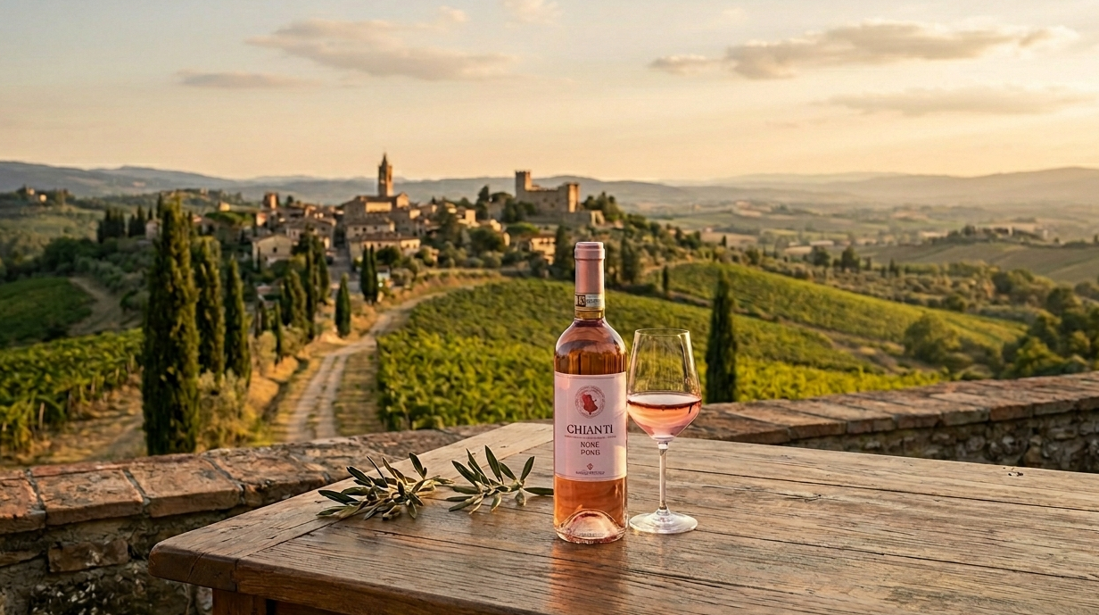 Rivoluzione Chianti Docg: arriva il vino Rosé e la nuova sottozona “Terre di Vinci”