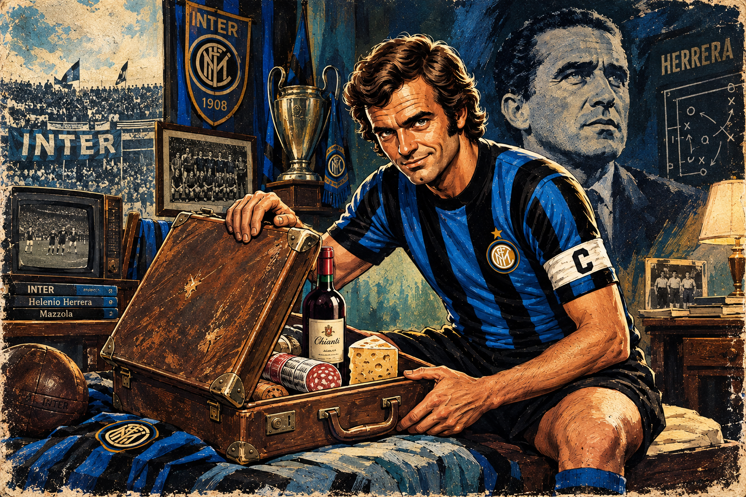 Il calcio d’altri tempi e i peccati di gola: la valigetta segreta con cui Sandro Mazzola sfidava Herrera